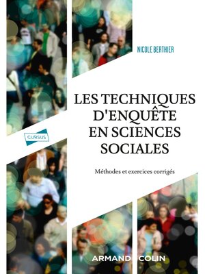 cover image of Les techniques d'enquête en sciences sociales